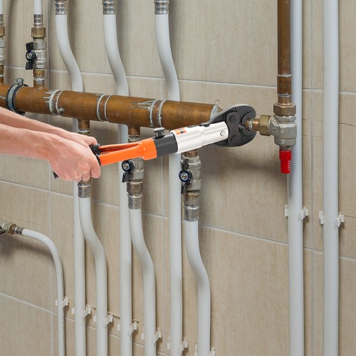 Rohrpresszange hydraulisches